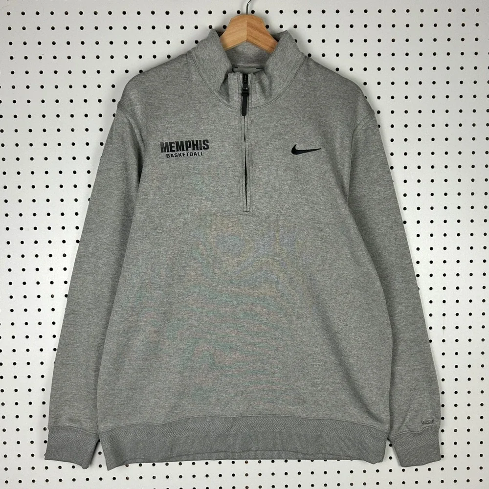 Nike 1 Cent Memphis Basketball 1/4 Zip Pullover Large Sweatshirt‎ Penny Hardaway